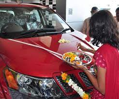 You can call few of them and compare the models of various brands in the segment you want to purchase. New Car Pooja