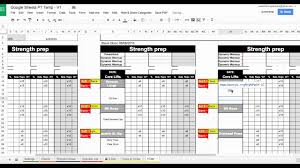 Personal Trainer Workout Plan Template Luxury Setting Up Your Google Sheets Persona In 2020 Simple Business Plan Template Workout Plan Template Marketing Plan Template