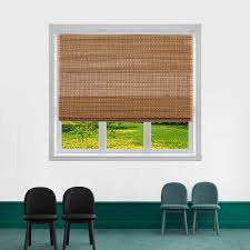 Super value cordless bamboo woven wood shades. Amazon Com Tj Global Cordless Bamboo Roman Window Blind Sun Shade Light Filtering Shades With 7 Inch Valance Natural Woven Bamboo 40 X 64 Home Kitchen