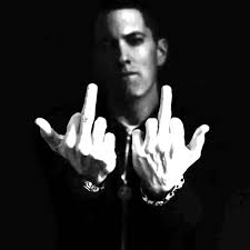 # eminem # rap god. Eminem Middle Finger Wallpapers Wallpaper Cave