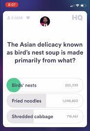 Interesting in doing some data projects with hq trivia and i wanted to see if anyone knew of a database that had all . I Survived The Most Savage Hq Trivia Question With Simple Logic R Hqtrivia