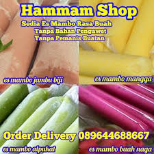 Campur hasil blenderan mangga dengan air rebusan gula dan tepung hunkwe. Jual Es Mambo Es Lilin Buah Kab Karawang Hammams Shop Tokopedia