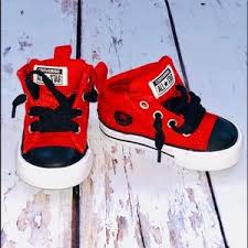 Baby Boy Red Converse Off 73 Buy