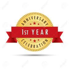 5 out of 5 stars. First Year Anniversary Celebration Gold Badge Icon Logo Vector Royalty Free Cliparts Vectors And Stock Illustration Image 60970081