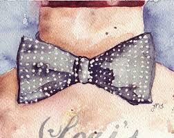 Bowtie Watercolor Painting Print Bow Tie Art Vintage Mens Etsy In 2021 Watercolor Art Prints Watercolor Paintings Painting Prints