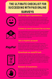 Asking for information like gender, race, or income at the beginning of. Make Money With Paid Online Surveys The Ultimate Checklist
