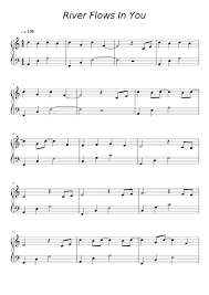 Download mp3 cutie pie by ryan ancona River Flows In You Sheet Music For Piano Download Free In Pdf Or Midi Piano Sheet Music Free Piano Sheet Music Piano Songs Sheet Music