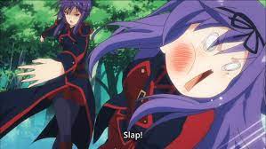 Ange Vierge Ageha Slaps Mayuka Anime Art Character