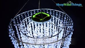 The battery operated led strips can work well for this type of application. Battery Operated Chandelier Led Lights With Remote Control How To Use Video Shopwildthings Com