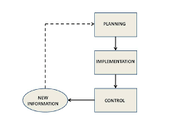 management flow chart based on the management process theory