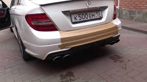 Mercedes C63 Amg Zvuk Vyhlopa Exhaust Sound Youtube