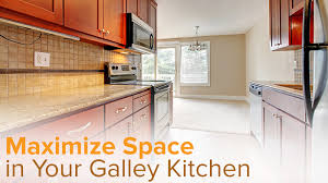 maximize space in your galley kitchen