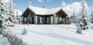 Landets mest moderne produksjon av hus og hytter, der også saltdalshytta produseres. Hyttemodeller Trysil Knut Panorama