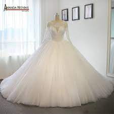 Luxus brautkleid hochzeitskleid kleid für braut weiß 44. Lange Zug Brautkleid Luxus Geschwollene Prinzessin Hochzeitskleid Zug 100 Cm Wedding Dress Train Long Trainwedding Dresses Luxury Aliexpress