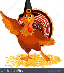 Seeking more png image thanksgiving border png,thanksgiving banner png,thanksgiving leaves png? Holidays Thanksgiving Turkey Presenting Stock Illustration I3030070 At Featurepics