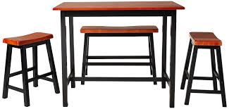 Check spelling or type a new query. Amazon Com Crown Mark Tyler 4 Piece Counter Height Table Set Table Chair Sets
