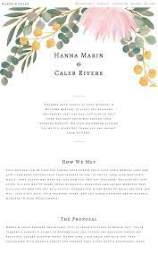 Bohemian Wedding Website Design Featuring Australian Native Flora Wedding Website Wedding Website Free Wedding Website Design