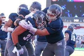 Nevada Wolf Pack Tight End Reagan Roberson Celebrates With His Nevada Wolf Pack Tight End Wolf Pack