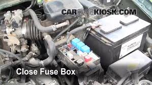 Electrical components such as your map light radio heated seats high beams power windows all have fuses and if they suddenly stop working chances are you have a. Replace A Fuse 1999 2002 Nissan Quest 2001 Nissan Quest Gle 3 3l V6