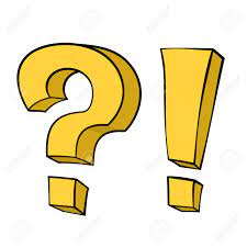 Periods, question marks, and exclamation points quiz. Vector Illustration Of Yellow Punctuation Marks Question Mark Royalty Free Cliparts Vectors And Stock Illustration Image 132436514