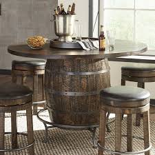 Metroflex Round Wine Barrel Pub Table In 2020 Pub Table Barrel Table Wine Barrel Furniture