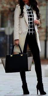 Womens Clothes Free Shipping Via Women S Clothing Online New York Work Outfits Women Chic Winter Outfits Winter Outfits