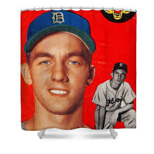 1954 Topps Al Kaline Greeting Card by Celestial Images