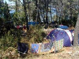 Cute Campsite In Croatia Croatia Outdoor Bed Outdoor Gear
