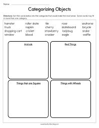Categorizing Objects Worksheet Have Fun Teaching Categorize And Classify Reading Categorize And Classify Reading Worksheets Worksheet Problem Solving Addition And Subtraction Grade 3 Blueprint Graph Paper Physics Tutor Numbers In Numbers Adding
