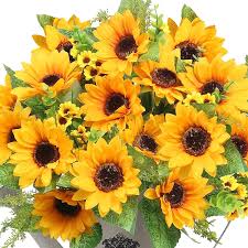 Check spelling or type a new query. Buy Amyhomie Artificial Sunflower Bouquets Artificial Silk Fake Flowers For Baby Shower Home Decoration Wedding Decor Bride Holding Flowers Diy Garden Craft Art Decor Online In Turkey B01gjkdp3i