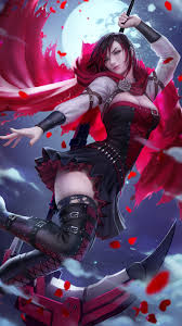 Each of these smaller circles displays important system information such as hdd status, network status, ram, and recycle bin. Ruby Rose Rwby Anime Girl 4k Wallpaper 6 2356