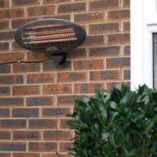 Mounted electric patio heaters are permanently fixed to your patio wall or ceiling, so they are more difficult to install. 1300w Wall Mounted Patio Heater For Sale Fast Delivery