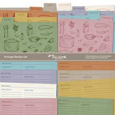 Printable Editable Recipe Cards And Dividers Caderno De Receitas Receitas Culinarias Receitas