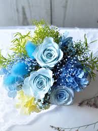 have a good time ブルー プリザーブドフラワー 送料無料 青いバラ 花のデコレーション きれいな花