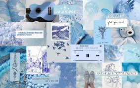 These wallpapers i've created are all aesthetic images of movies, shows, etc, that i've found on pinterest. Light Blue Aesthetic Laptop Wallpapers Top Free Light Blue Aesthetic Laptop Backgrounds Wallpaperaccess
