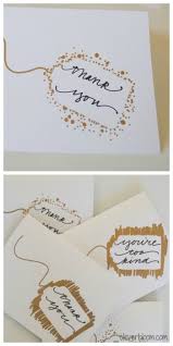 If you like one then make it up. Make Your Own Thank You Cards Clever Bloom
