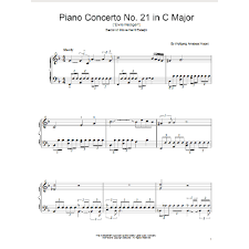 Le concerto pour piano et orchestre n°21, et son deuxième mouvement. Piano Concerto No21 In C Major Elvira Madigan 2nd Movement Excerpt Wolfgang Amadeus Mozart Notenbuch De