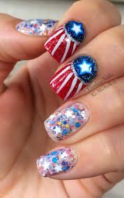 4th of july nail designs. 20 Glitter 4th Of July Nail Art Ideas Tutorials Hative