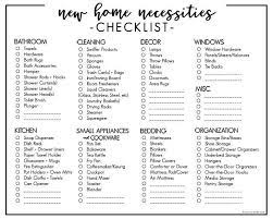 Necessities when moving into a new apartment. Moving Into Your First Home Or Apartment Buying A New Home This Printable New Home Nec New Home Necessities First Home Essentials Moving Into Your First Home