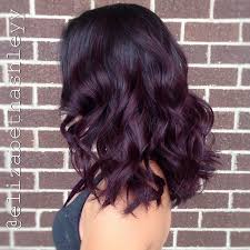 Black And Purple Ombre Hair Medium Length 19 Extraordinary Hairstyles For Medium Length Hair Ideas Gorgeous Hair Color Burgundy Hair Black Hair Ombre