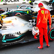 Sebastian vettel has been competing in formula 1 since 2007 and was the youngest driver ever to win the world championship in the 2010 season. Sebastian Vettel Checking Out Valtteri Bottas W10 In Baku Formula1
