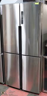 Love the french doors, everything is within easy reach. Haier S S Quad Door Fridge Freezer