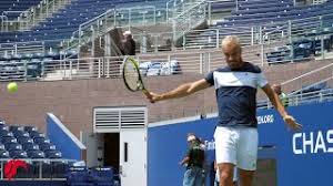 He's really inhuman when it. Richard Gasquet Backhand Slow Motion 2019 Youtube