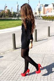 This photos was taken from best nylon girls red boots and pantyhose. Can You Wear Black Tights With Colored Shoes Quora