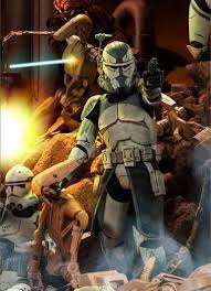 Jedi General Plo Koon And Clone Commander Wolffe Are Engaged By Cis Droid Forces Star Wars Clone Wars Star Wars Images Star Wars Art