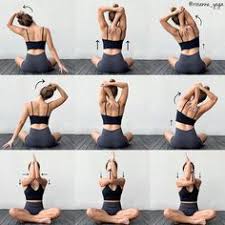 35 Awesome Upper Body Yoga Stretches Upper Body Stretches Body Stretches Sore Neck And Shoulders