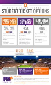 2018 Football Student Tickets Clemson Tigers Official