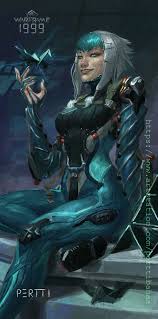 Mag (Warframe) :: Warframe :: games :: warfram 1999 :: aoi (Warframe 1999)  :: art girl :: art :: Pertti Bahaa - JoyReactor