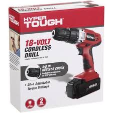Hyper Tough Aq75006g 18v Lithiumion Cordless Drill Driver Black Red Remain To The Product At The Photo Link Thi Cordless Drill Drill Cordless Power Drill