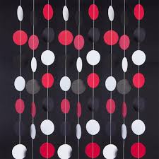Blue party, black babies, baby on the way, christmas art, baby boy shower, red and white, red black, water bottle, baby boys. 3m Black Red White Circle Garland Hanging Decor Dots For Wedding Events Party Birthday Baby Shower Decorations Room Decor Party Diy Decorations Aliexpress
